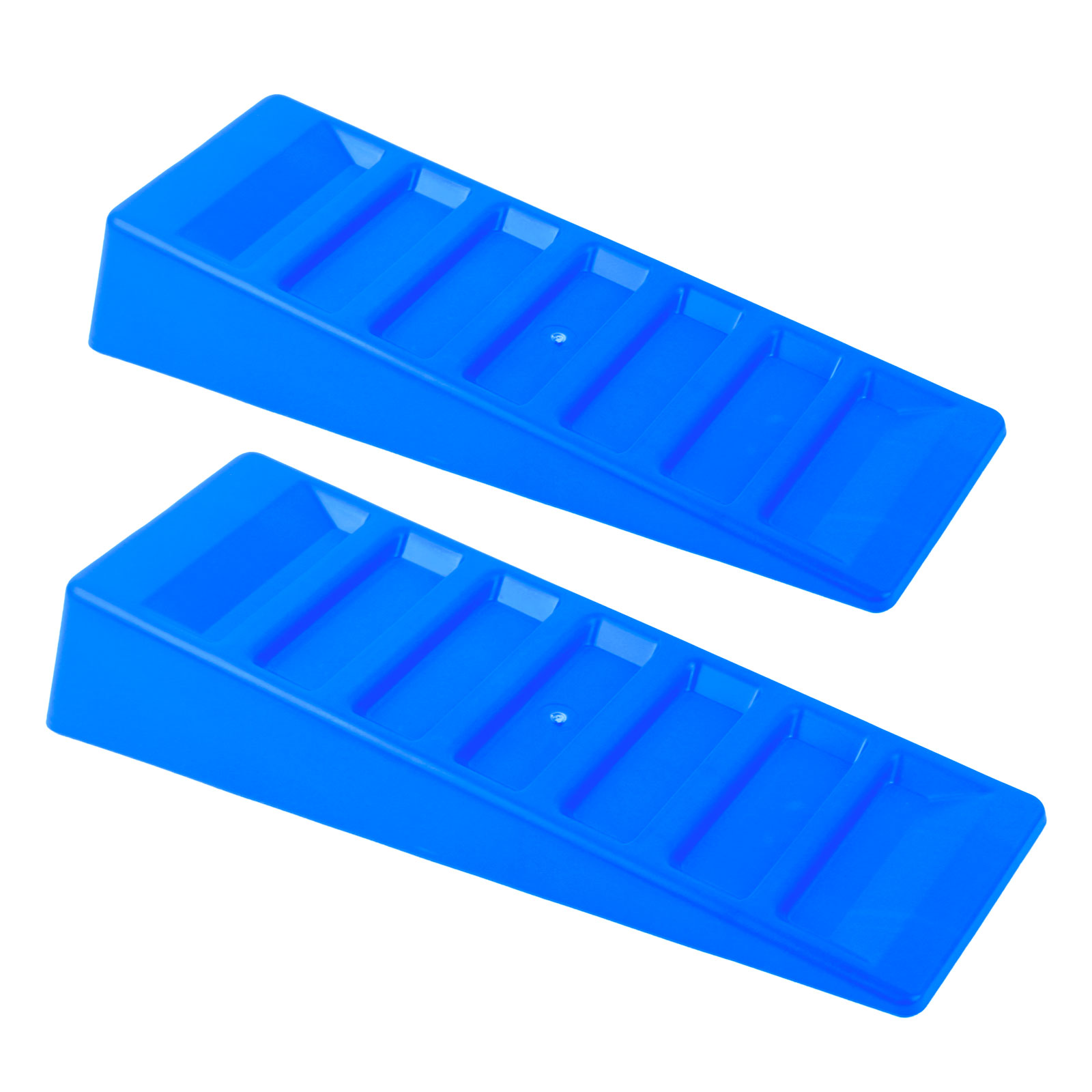 Ausgleichskeile Stufenkeile 3t 2er Set blau für Wohnwagen und Wohnmobil