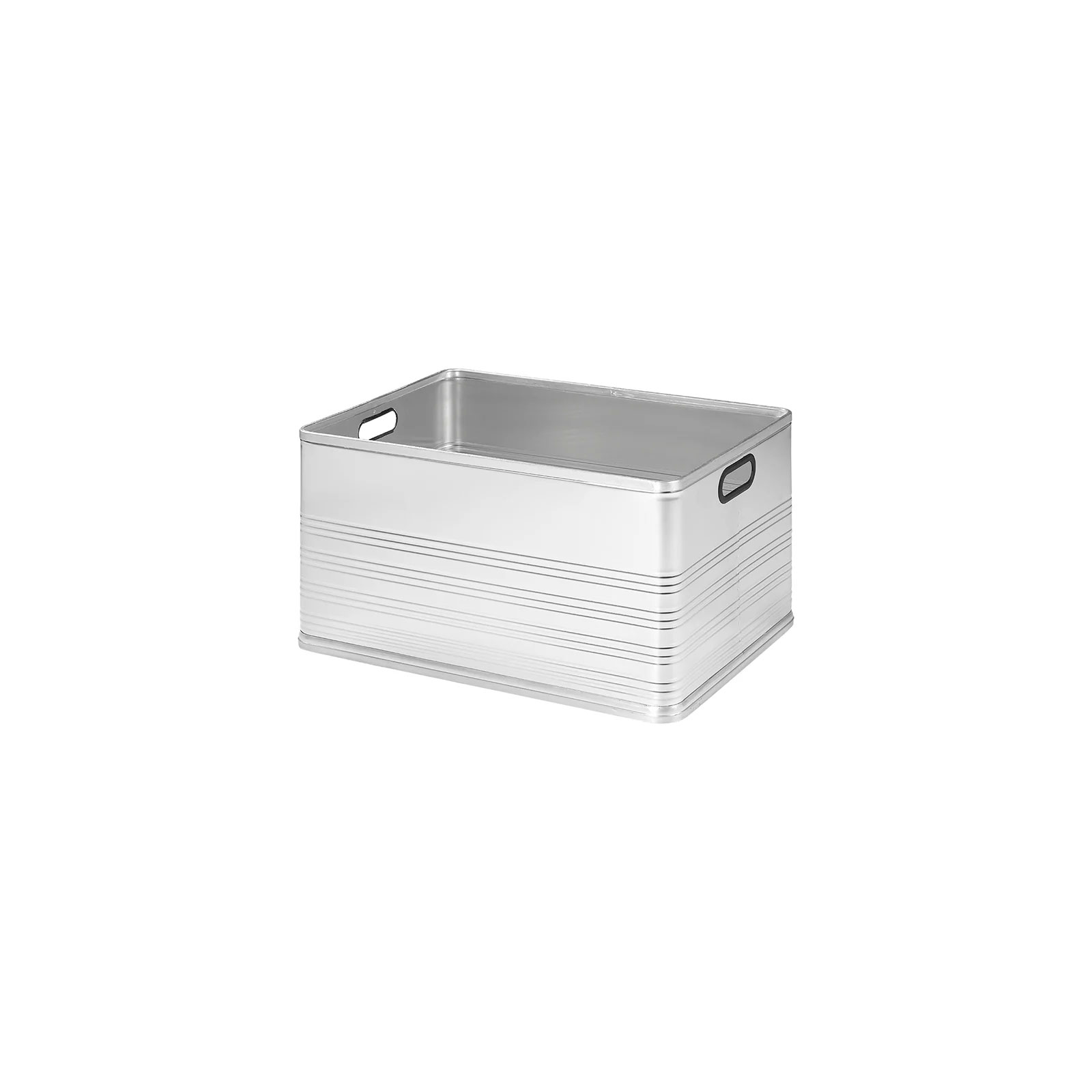 Transportbox Aluminiumbox stapelbar 120 l Werkezugkiste Stauraum + Aufbewahrung