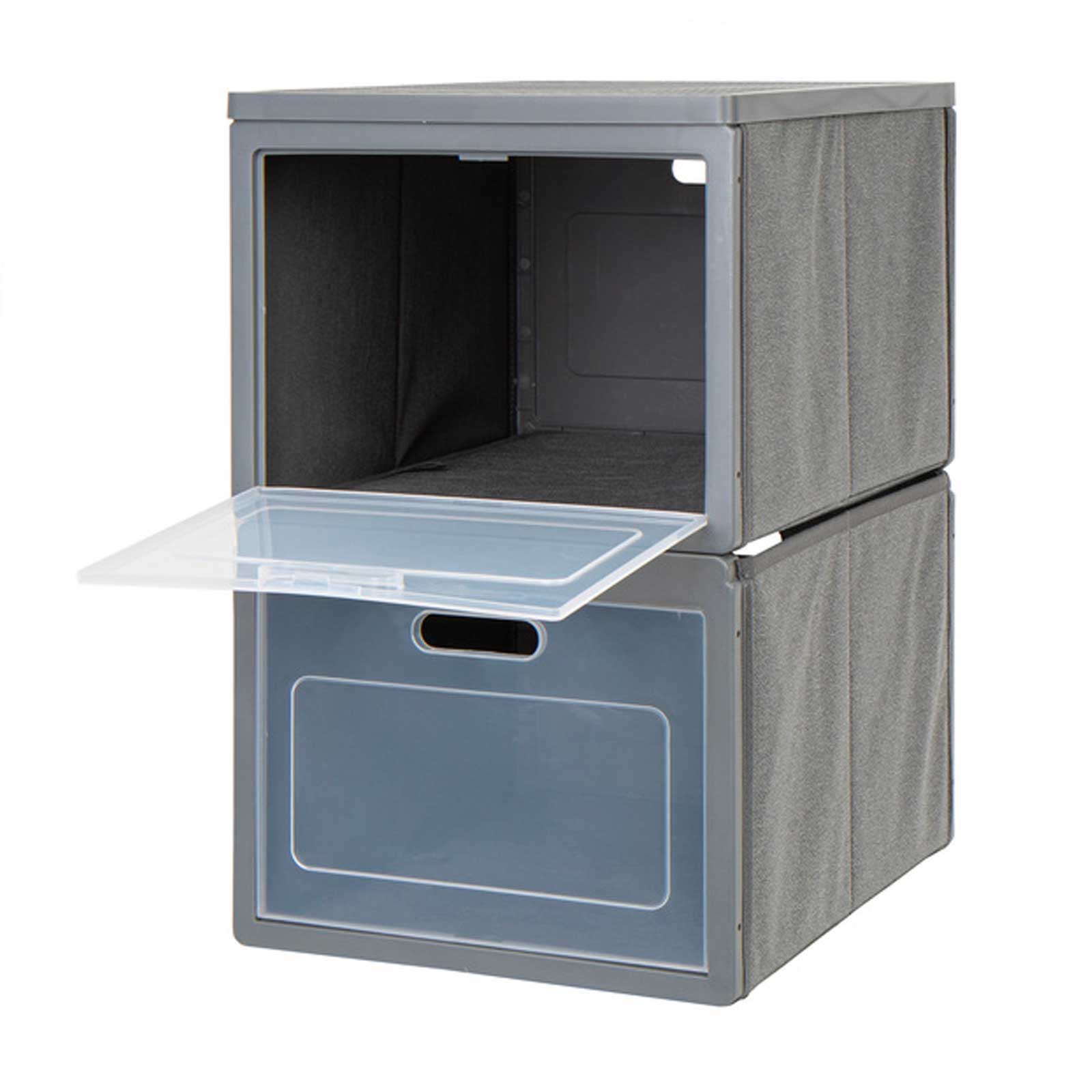 Camp4 Camping Faltschrank Box 2 Campingschrank 2 Fächer Schrank Stauraum faltbar