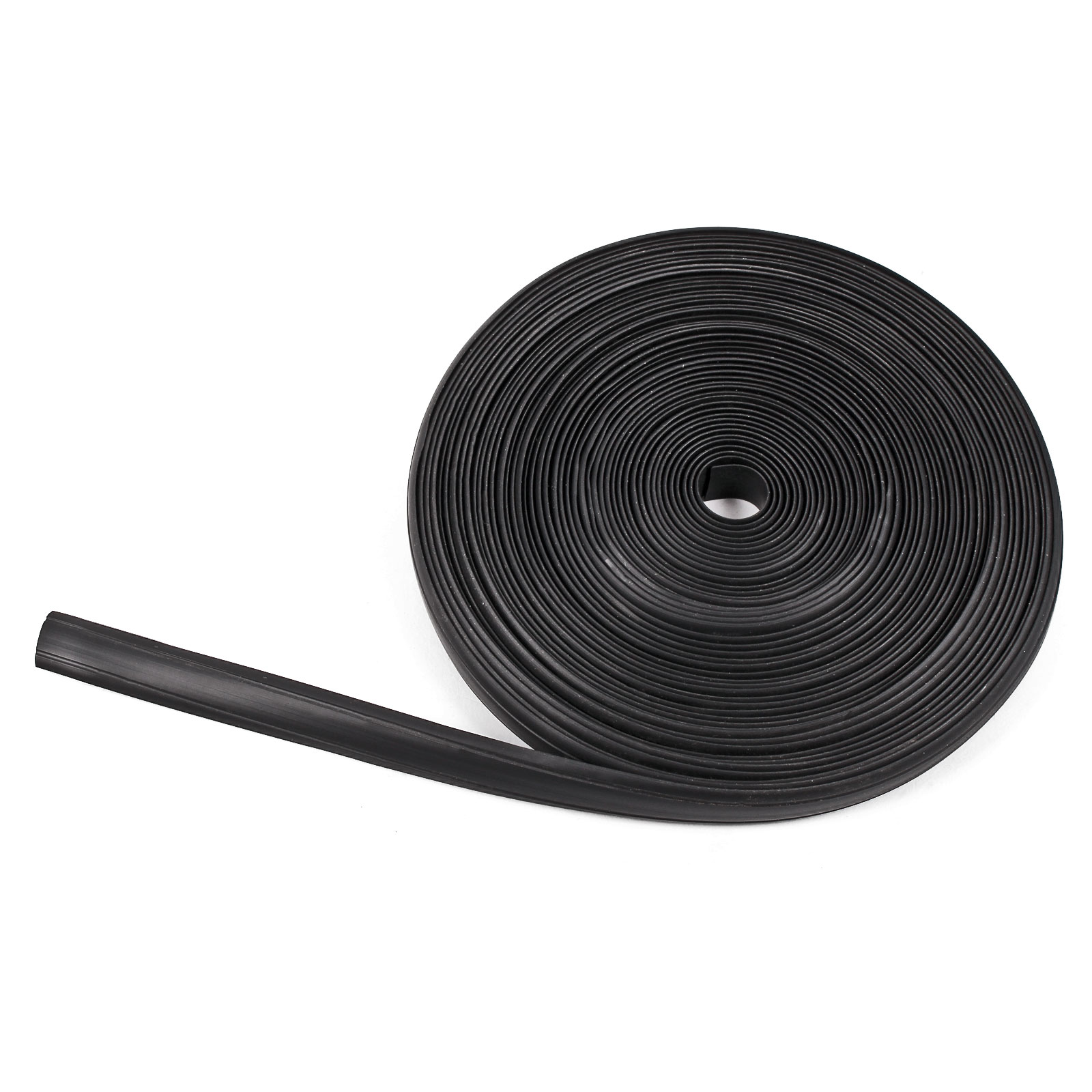 60 Meter (6x10 m) Kederband 12 mm schwarz Kunststoff Leistenfüller für Wohnwagen