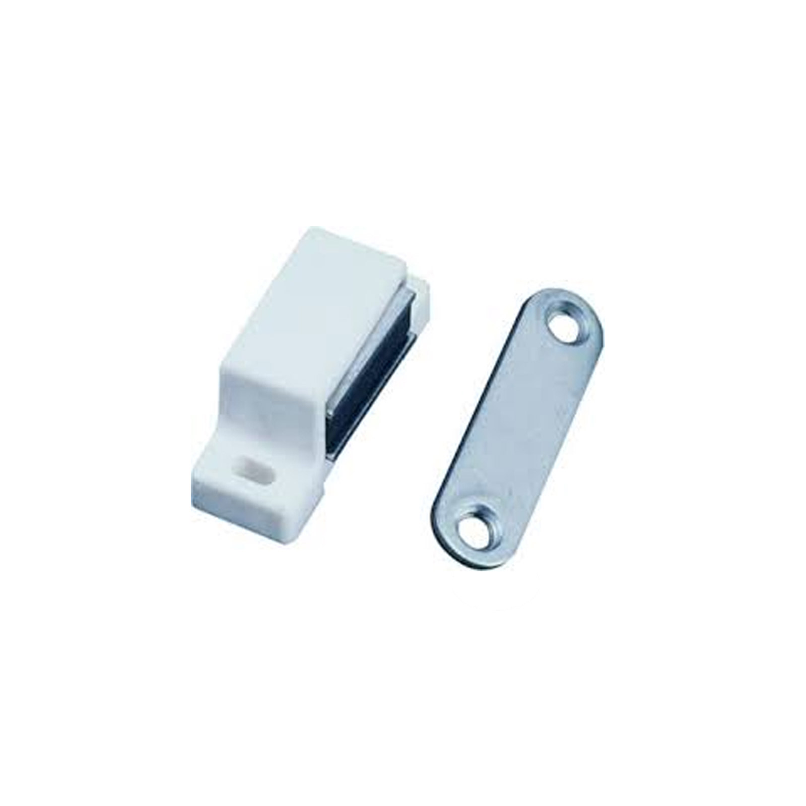 Magnetschnäpper Kunststoff Weiß Möbelmagnet für Wohnwagen Wohnmobil Schränke